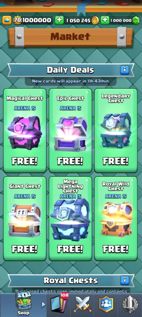 nulls royale free chests